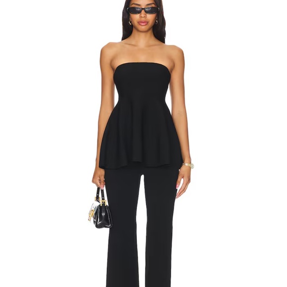 Simkhai Black Strapless Top - Picture 3 of 6